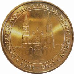 Monnaie de Paris Tourist Token - Basilique Notre Dame de Montligeon 1911-2011