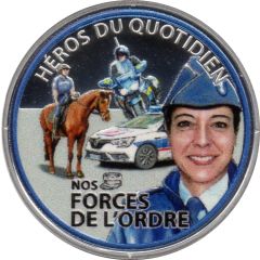 Token - Héros du Quotidien Nos Forces de l`Ordre, type 2