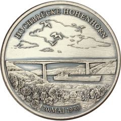 Medal - Opening of the bridge at Hohenhörn