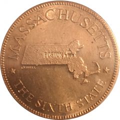 Token - Shell’s States of the Union Coin Game, Version 1 Massachusetts