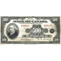 500 Dollars English