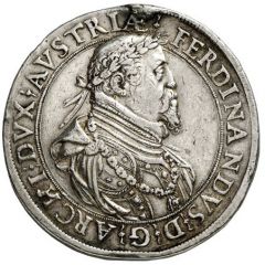 2 Thalers - Ferdinand II of Tyrol Posthumous, Hall