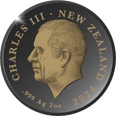 2 Dollars - Charles III 1st Portrait - Great Spotted Kiwi, Silver Proof