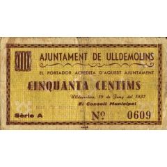 50 Céntimos Ulldemolins