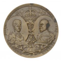 Medal - Edward VII Coronation, Paris, bronze, 51mm