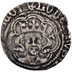 1/2 Groat - Robert III Heavy Coinage, 2nd Issue