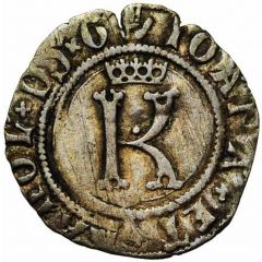 1/4 Silver Real - Charles V with Joanna