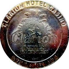 1 Dollar Gaming Token - Clarion Hotel Casino Reno, Nevada