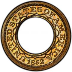 1 Dollar `1852 Gold Dollar` Pattern, gold