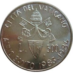 500 Lire - Ioannes Paulus II Holy Year