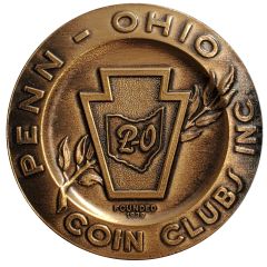 Token - Penn - Ohio Coin Club Reading, Pennsylvania