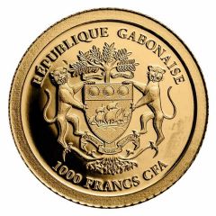 1000 CFA Francs 55th Anniversary Springbok