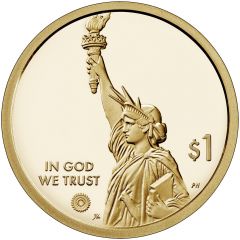 1 Dollar American Innovation - Rhode Island