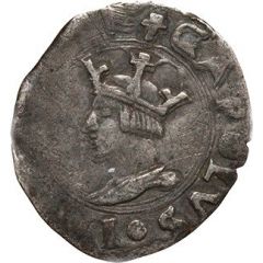 1/2 Tarí - Carlo V young portrait, eagle with legs apart