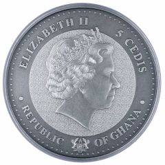 5 Cedis - Elizabeth II Bullion Coinage - Oryx