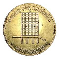 Medal - Magdeburg Haus der Lehrer