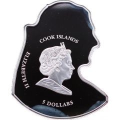 5 Dollars - Elizabeth II Benedict XVI 80th Birthday