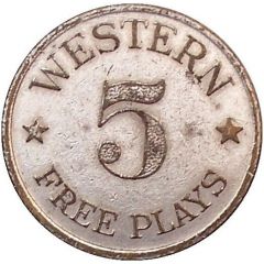 Game Token - Western Free Plays Chicago, Illinois