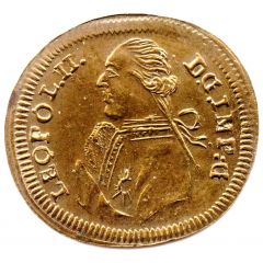 Rechenpfenning - Leopold II Ernst Ludwig Sigmund Lauer