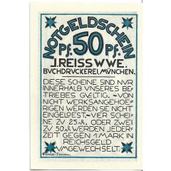 50 Pfennig Buchdruckerei J. Reiss