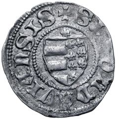 1 Groshen - Peter II Coat of arms with 7 flowers