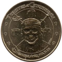 Monnaie de Paris Tourist Token - Disneyland Paris Pirates of the Caribbean