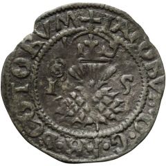 1/2 Bawbee - James V 3rd Coinage