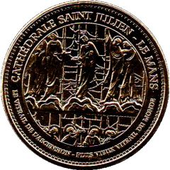 Monnaie de Paris Tourist Token - Monnaie de Paris Tourist Token - Le Mans Cathédrale Saint Julien - Le vitrail de l`Ascension