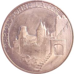 Token - Martineau and National Tokens - La France en médailles Carcassonne la cité