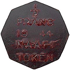 1/2 Franc - NAAFI