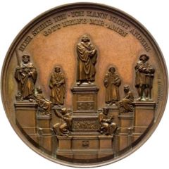 Medal - Establishment of the Luther monument Worms