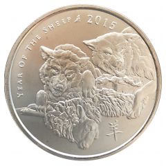 1 oz Silver Silver Shield - Year of the Sheep