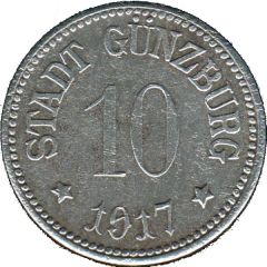 10 Pfennig - Günzburg