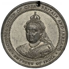 Medal - Victoria Golden Jubilee, Brookes & Adams