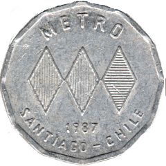 Metro and Bus Token - Santiago