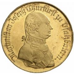 1/2 Thaler - Maximilian IV Joseph Schulpreistaler Gold Pattern