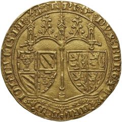 Large Ecu 'Roosebeker '- Philip the Bold and Joanna of Brabant