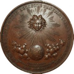 Medal - French Society for Universal Statistics - Academy of Agricultural Manufacturing and Commercial Industry