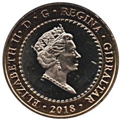 2 Pounds - Elizabeth II New Calpe House