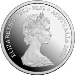 10 Cents - Elizabeth II 2nd Portrait; In the name of - Lyrebird; Arnold Machin Obverse; Silver Proof