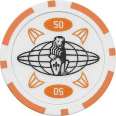 Poker Chip Lion, Shield - 50