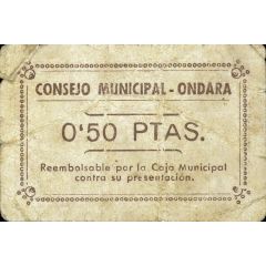 0.50 Pesetas Ondara