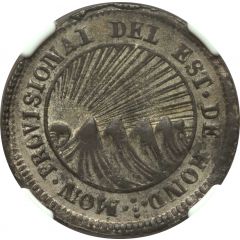 4 Reales State of Honduras - Provisional