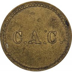 Token - Good For Free Play On Machine C.A.C.