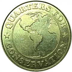 Token - Brevard Zoo Quarters For Conservation, Melbourne, Florida