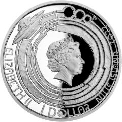 1 Dollar - Elizabeth II Sputnik 1