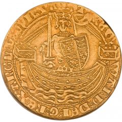 1/2 Noble - Edward III Pre-Treaty period, series G