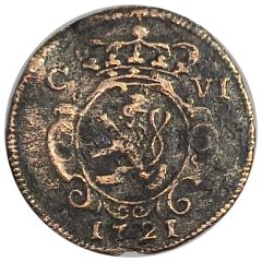 1/2 Kreuzer - Charles VI Prague