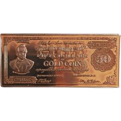 50 Dollars Gold Certificate