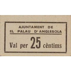 25 Céntimos El Palau d`Anglesola
